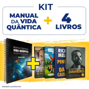 Kit Manual Vida Quântica + 4 livros